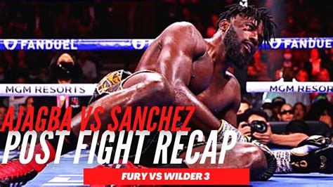 Efe Ajagba vs Frank Sanchez .